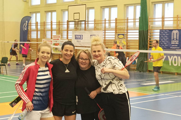 Mistrzostwa Polski Nauczycieli i Pracowników Oświaty w Badmintonie.